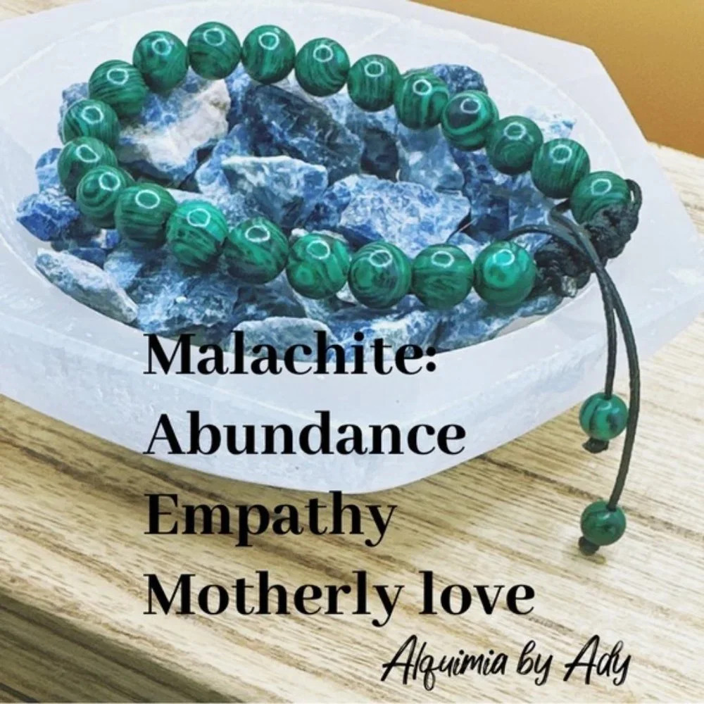 Malachite gold long dangle earrings/ creativity heart chakra/ minimalist - Picture 4 of 8